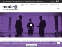 Tablet Screenshot of mode3search.com